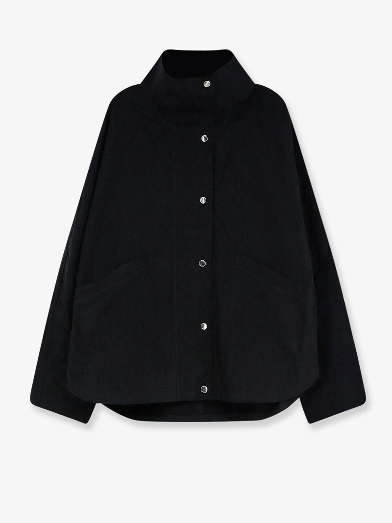 Toteme Toteme Cotton Blend Jacket Black Women - World Class Fashion