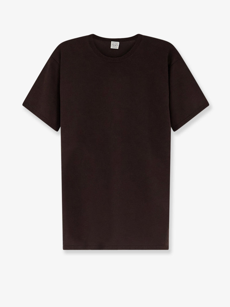 Toteme Toteme Lyocell And Cashmere Sweater Brown - World Class Fashion
