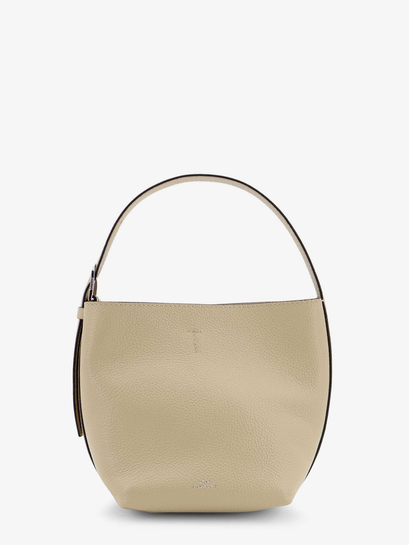 Toteme Toteme Petite Belted Leather Handbag Beige - World Class Fashion
