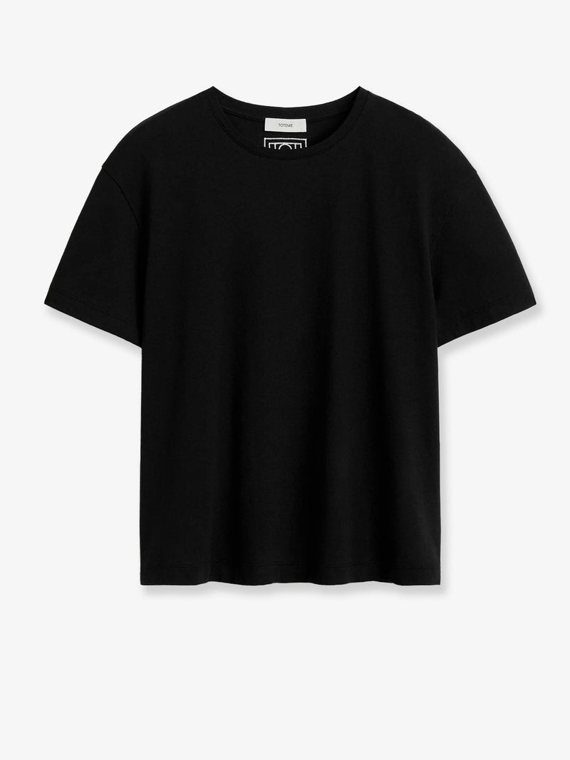 Toteme Toteme Organic Cotton T-Shirt Black - World Class Fashion