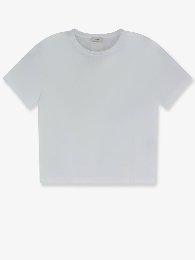 Toteme Toteme Organic Cotton T-Shirt White - World Class Fashion