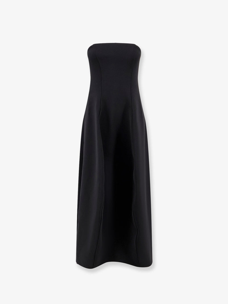 Toteme Toteme Structured Balloon Long Dress Black - World Class Fashion
