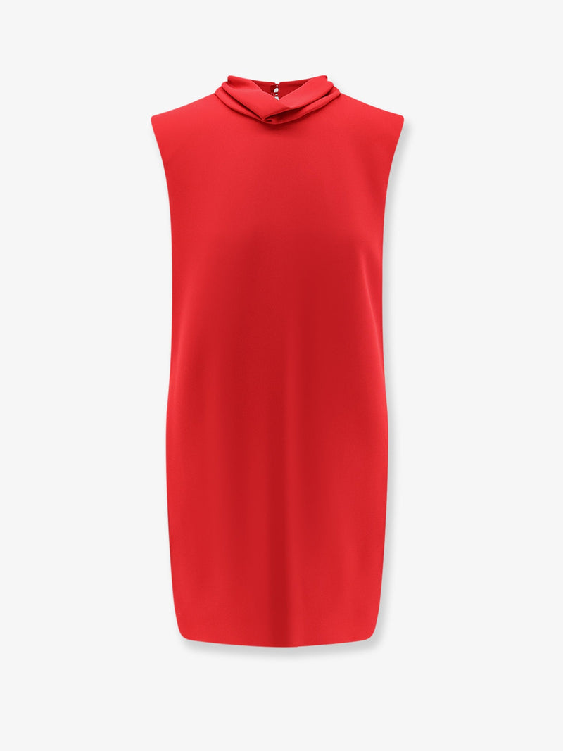 Valentino Valentino Cady Couture Mini Dress Red - World Class Fashion