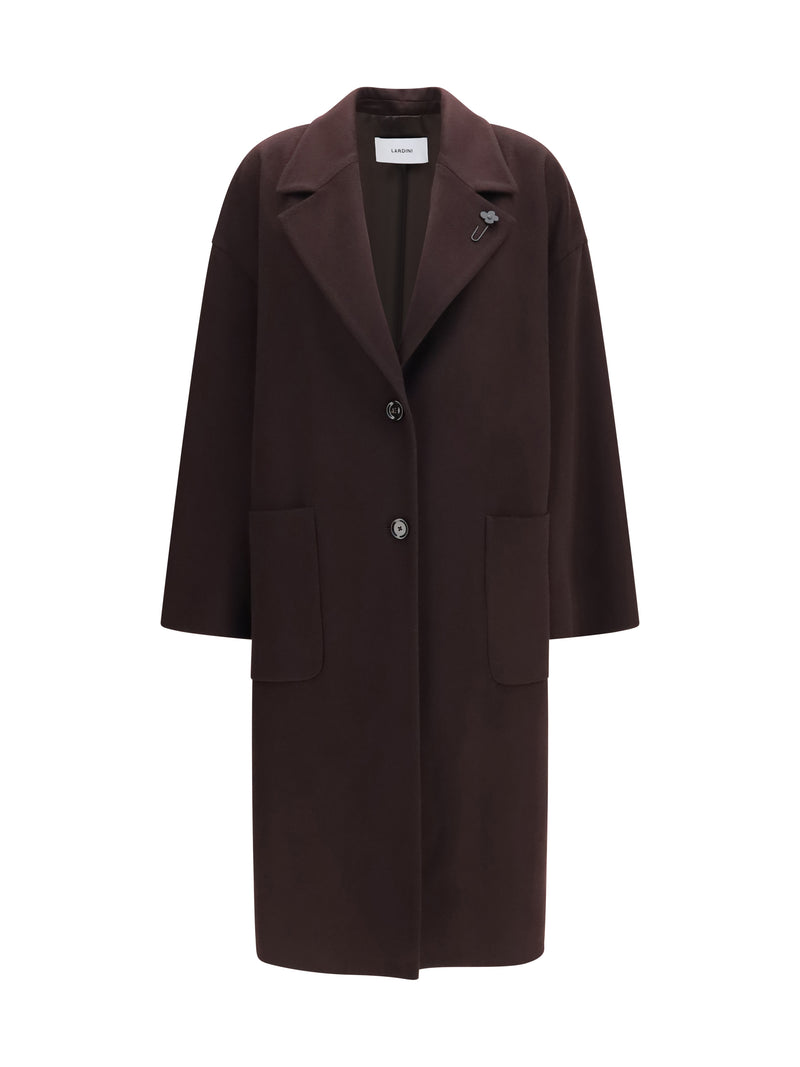 Lardini Lardini Long Cashmere Coat Blue Women - World Class Fashion
