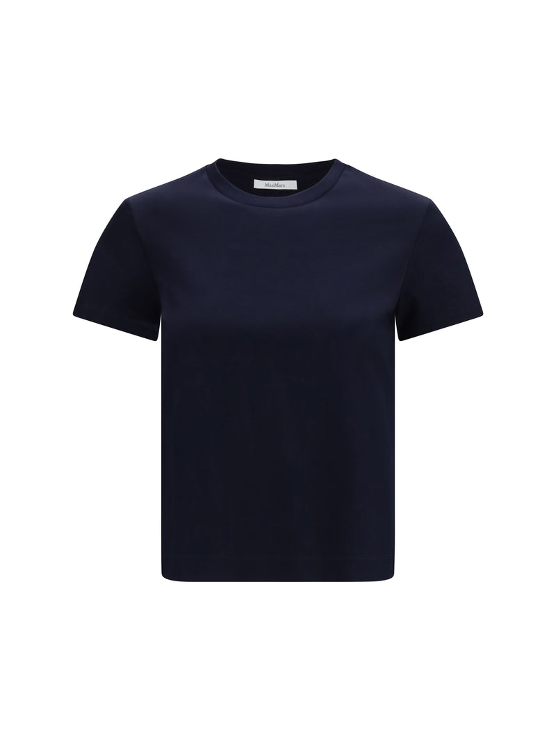 Max Mara Pure Max Mara Pure Donata Cotton T-shirt Blu Marino - World Class Fashion