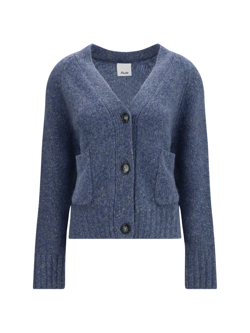 Allude Allude Cashmere V-neck Cardigan Beige Women - World Class Fashion