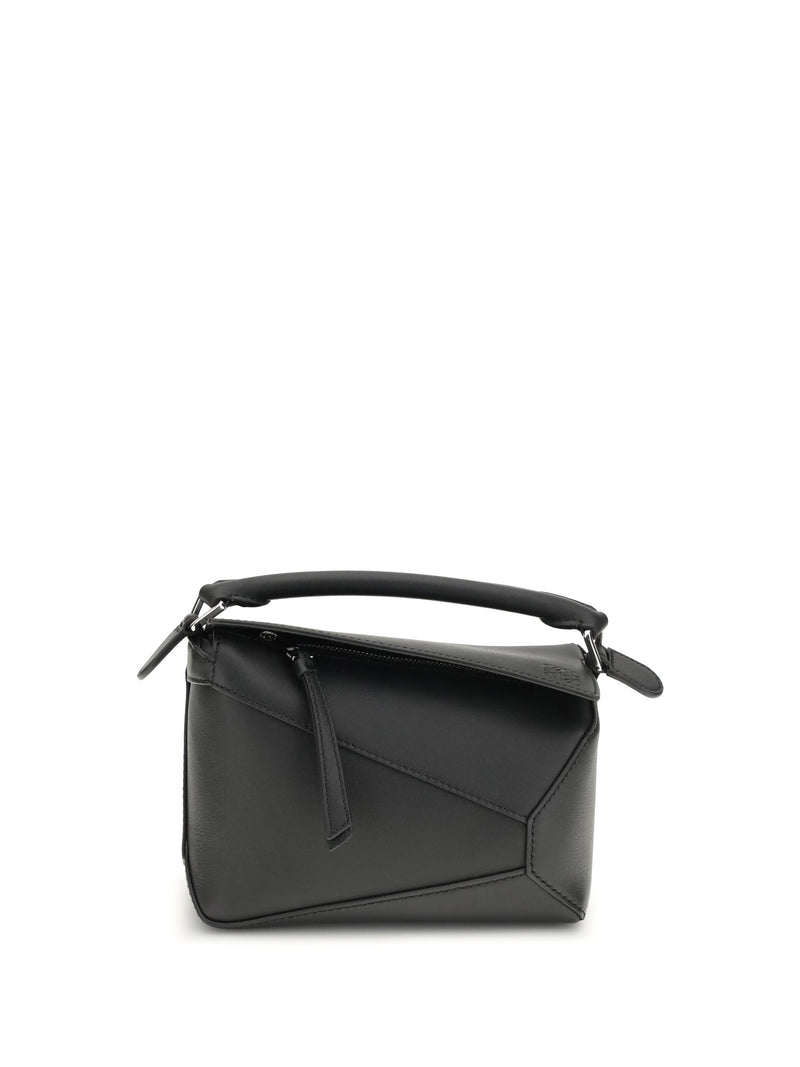 Loewe Loewe Puzzle Edge Mini Handbag Black - World Class Fashion