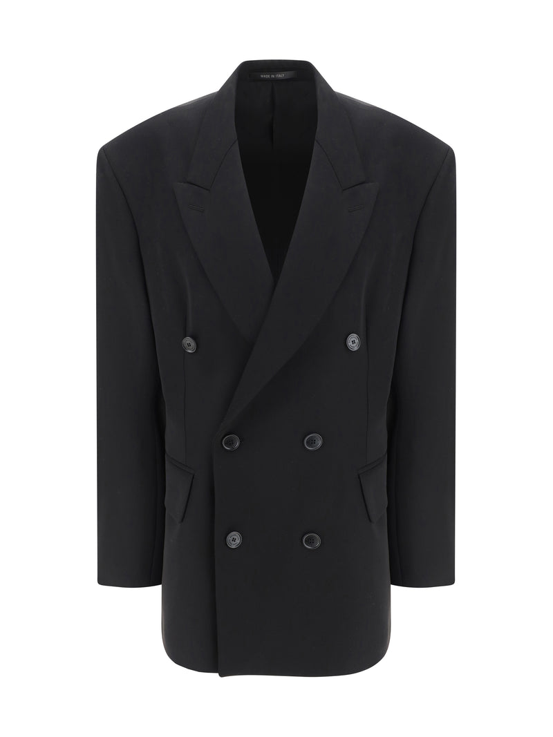 Balenciaga Balenciaga Wool Blazer Jacket Black Women - World Class Fashion