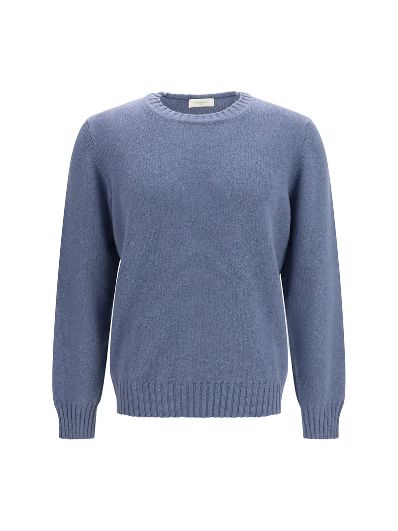 Piacenza Cashmere Piacenza Cashmere Crewneck Sweater Blue Men - World Class Fashion