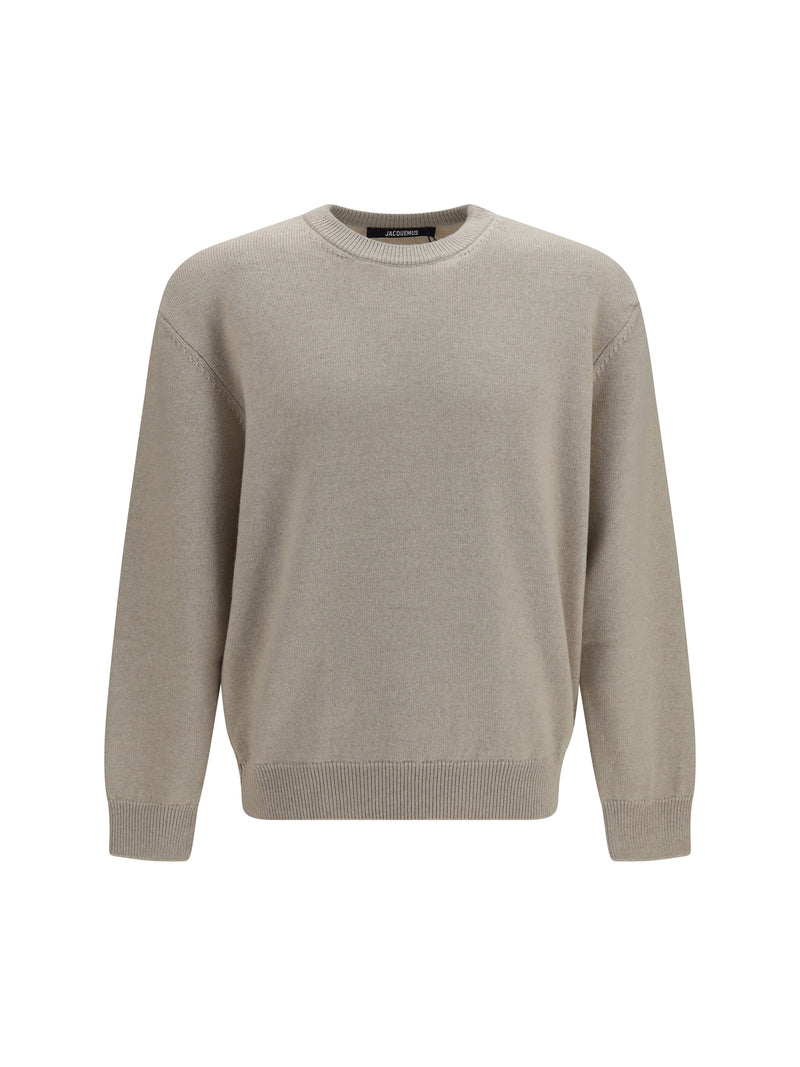 Jacquemus Jacquemus La Maille Moulin Sweater Light Beige - World Class Fashion