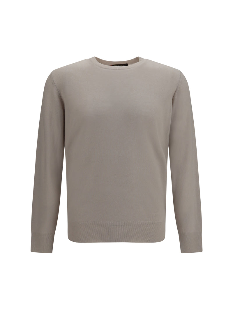 Loro Piana Loro Piana Cashmere Sweater Grey Ice Men - World Class Fashion