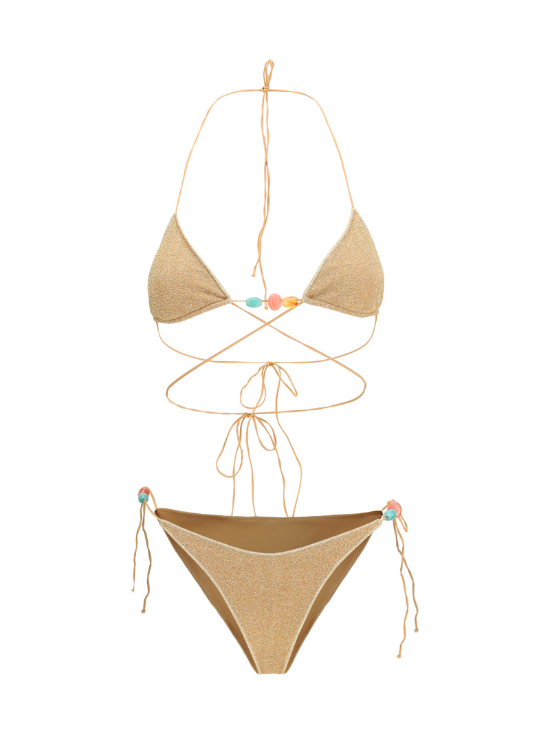 Oséree Oséree Lumière Beads Bikini - World Class Fashion