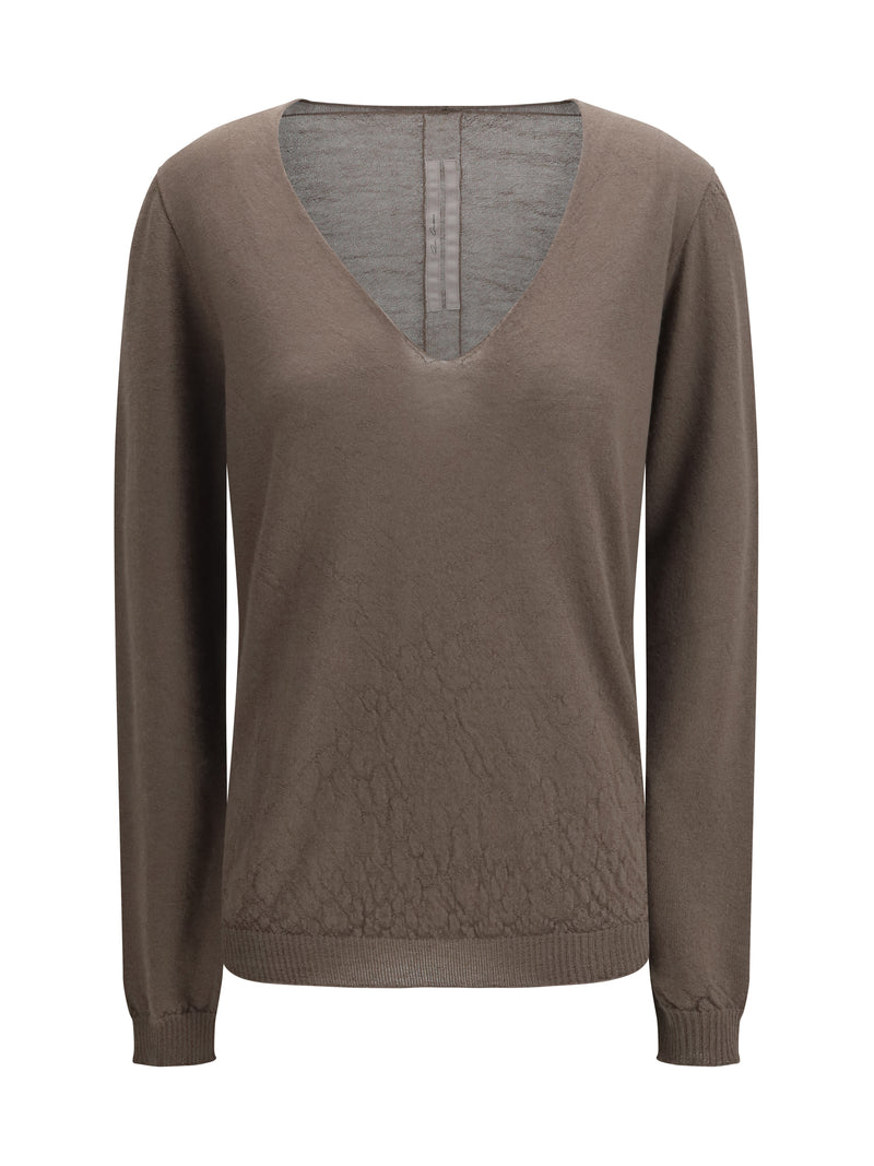 Rick Owens Rick Owens Temple Extreme Sweater Dust Women - World Class Fashion