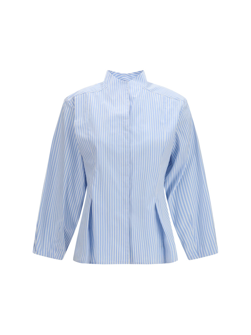 Crida Milano Crida Milano Lavanda Cotton Shirt Light Blue - World Class Fashion
