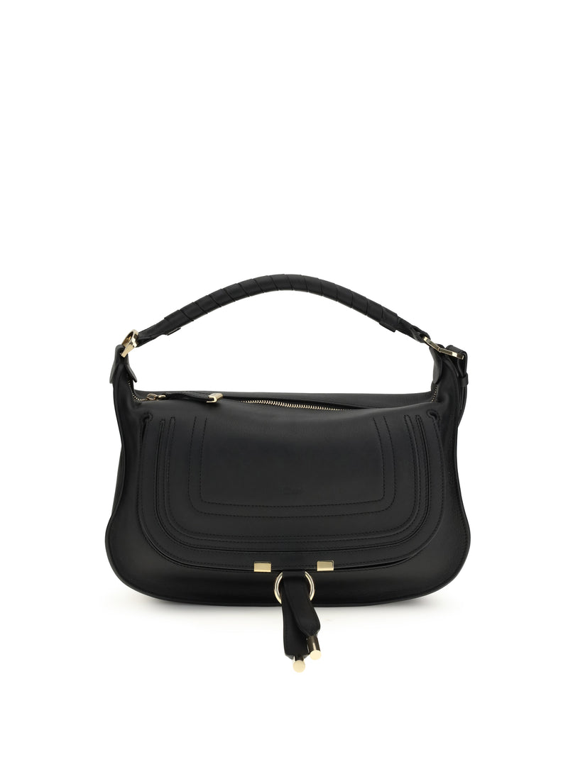 Chloe Chloé Marcie Small Shoulder Bag Black - World Class Fashion