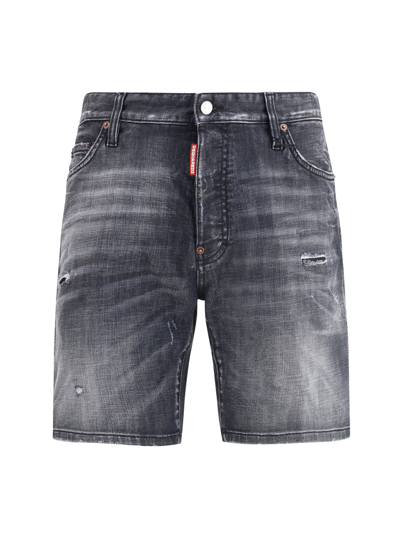 Dsquared2 Dsquared2 Washed Marine Shorts - World Class Fashion