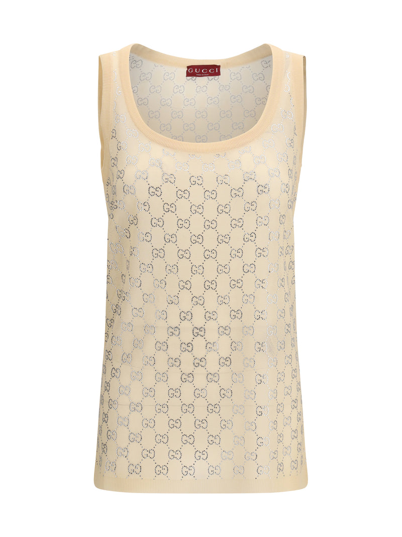 Gucci Gucci Sleeveless Top Sea Shell Pink/Mix - World Class Fashion