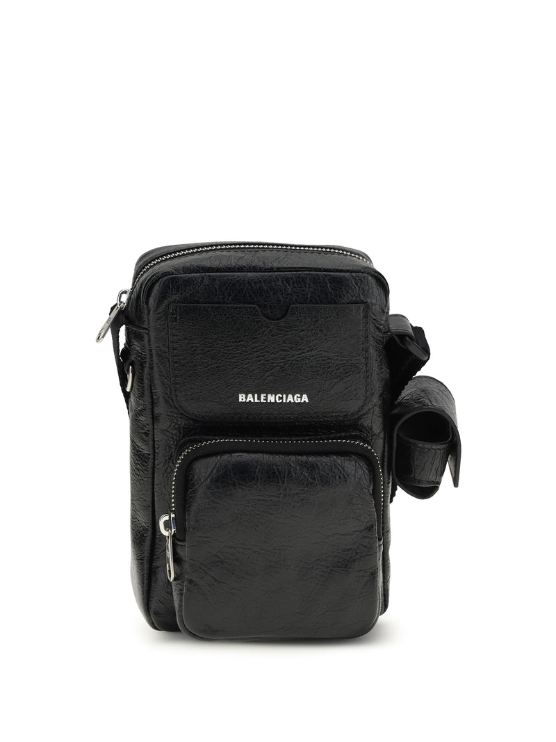 Balenciaga Balenciaga Superbusy Vertical Shoulder Bag Black - World Class Fashion