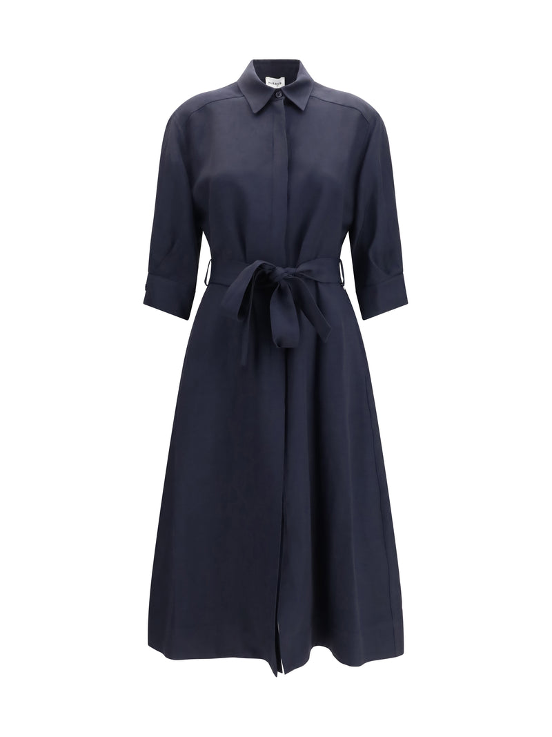 P.a.r.o.s.h. P.a.r.o.s.h. Belted Shirt Dress Blue Women - World Class Fashion