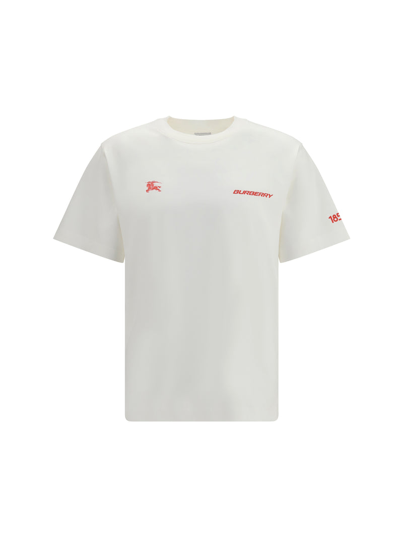 Burberry Burberry Cotton Graphic T-shirt Chalk - World Class Fashion