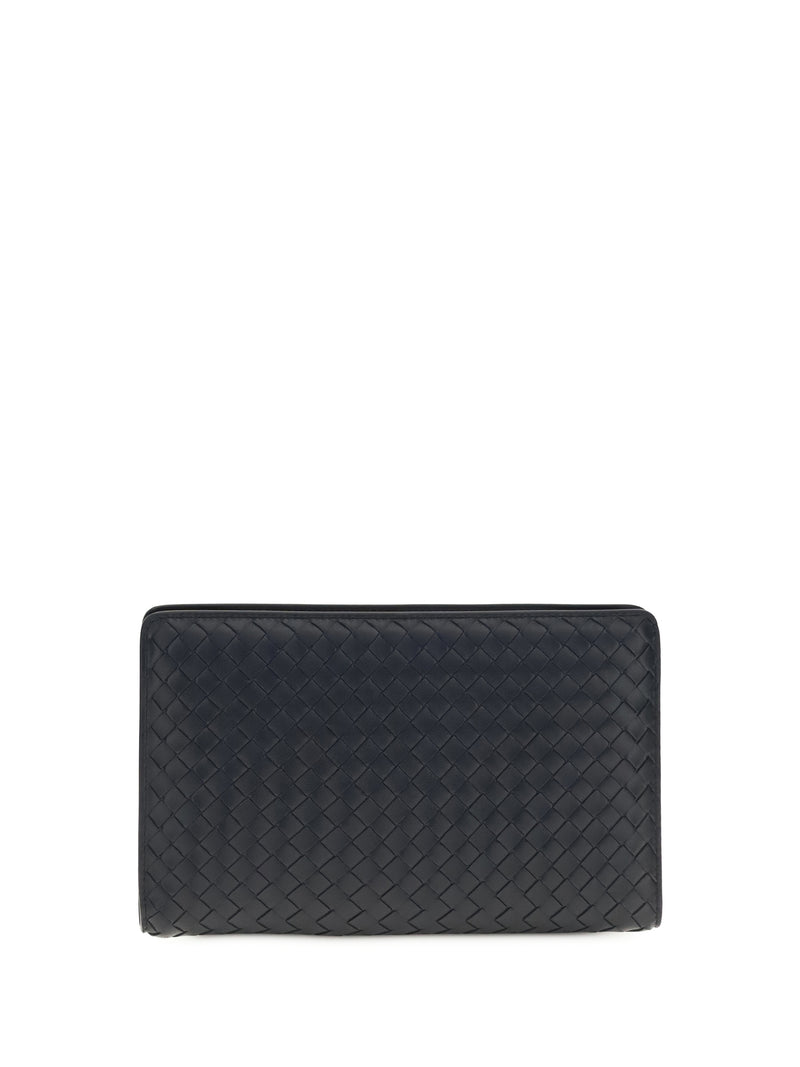 Bottega Veneta Bottega Veneta Agenda Clutch Midnight-Brass V-S - World Class Fashion