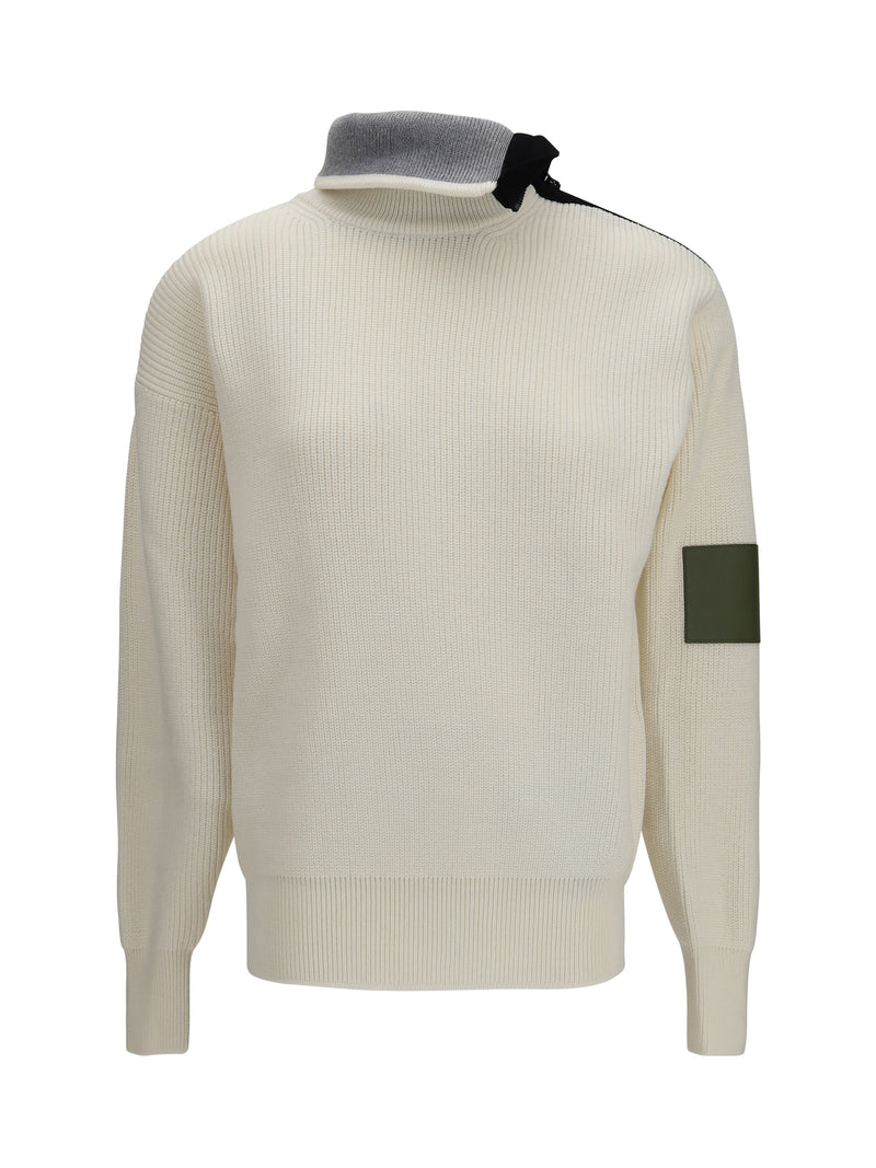 Loewe Loewe High-neck Wool Sweater White Women - World Class Fashion