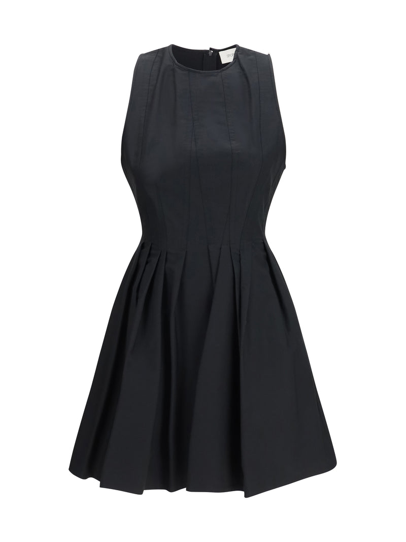 Max Mara Sportmax Max Mara Sportmax Sleeveless Short Dress Nero - World Class Fashion