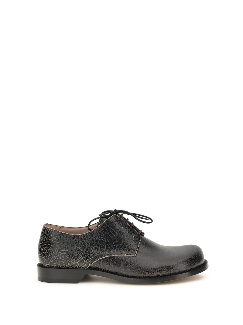 Loewe Loewe Campo Derby Lace-Ups Black/Cream - World Class Fashion