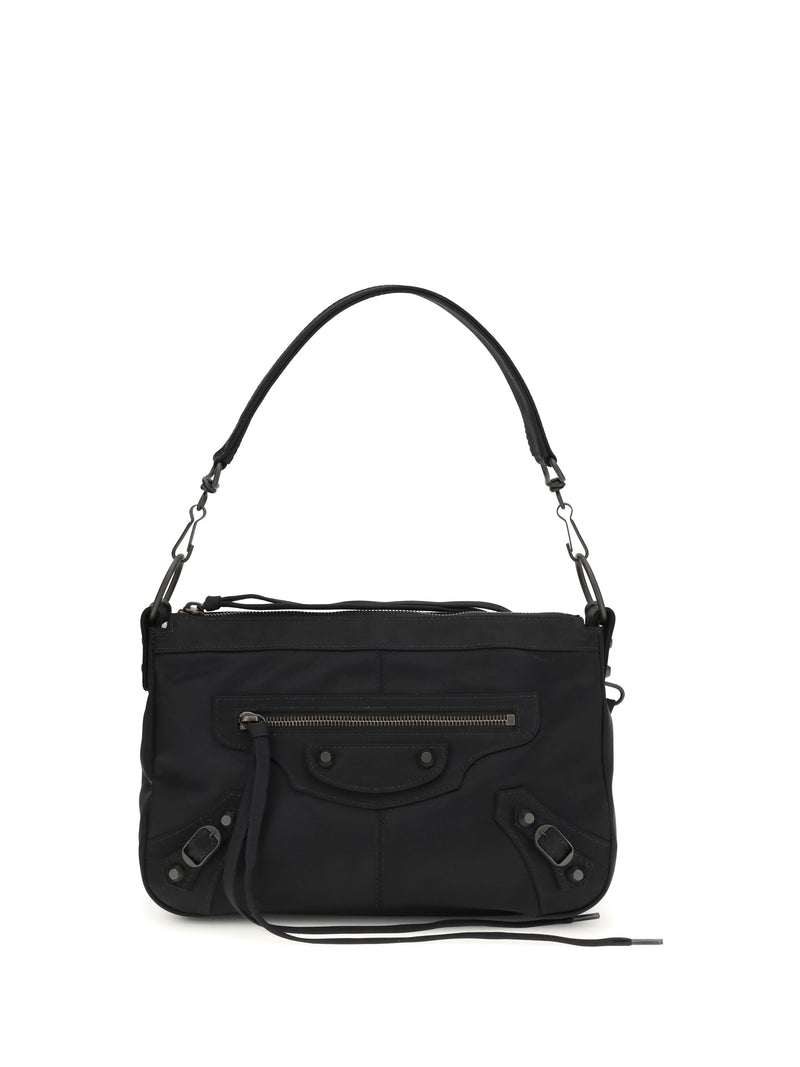 Balenciaga Balenciaga Le City Moto Small Shoulder Bag Black - World Class Fashion