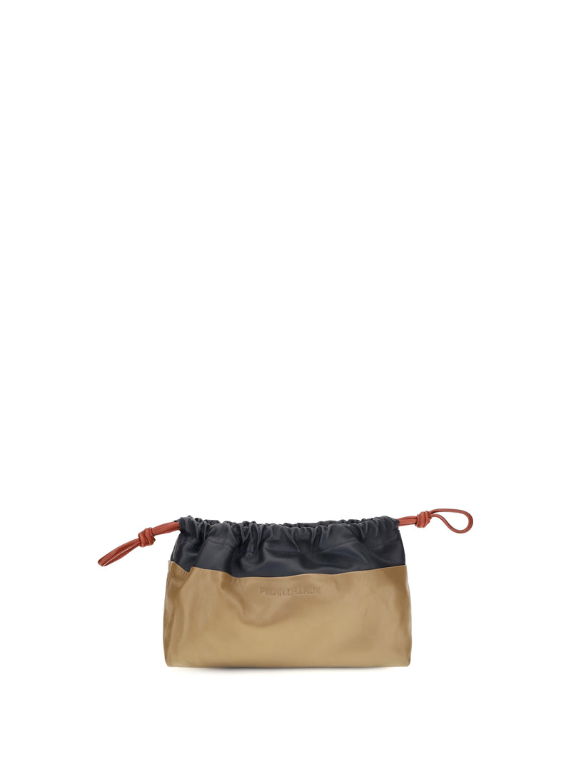 Pierre Hardy Pierre Hardy Twin Clutch Bag Navy-Camel-Rust - World Class Fashion