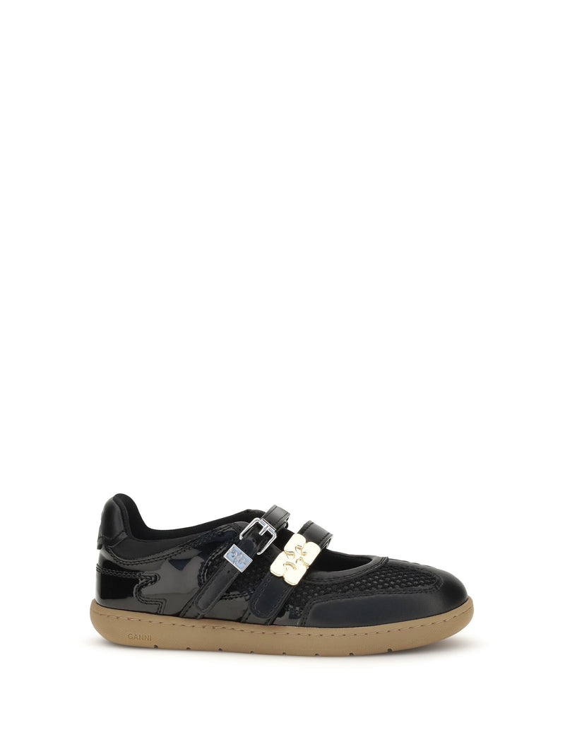 Ganni Ganni Sue Ballerinas Black Women - World Class Fashion