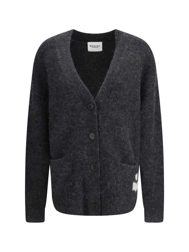 Marant Étoile Marant Étoile Eborah Cardigan Medium Grey - World Class Fashion