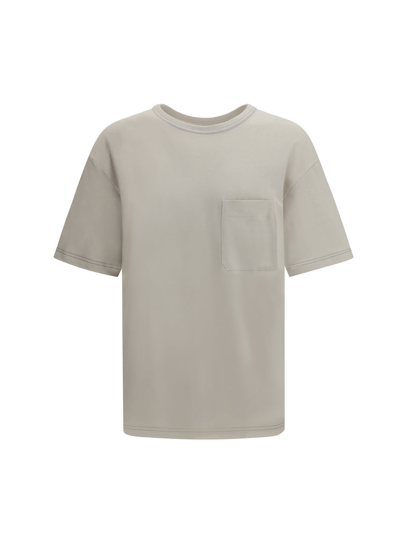 Lemaire Lemaire Cotton Blend T-shirt Pearl - World Class Fashion