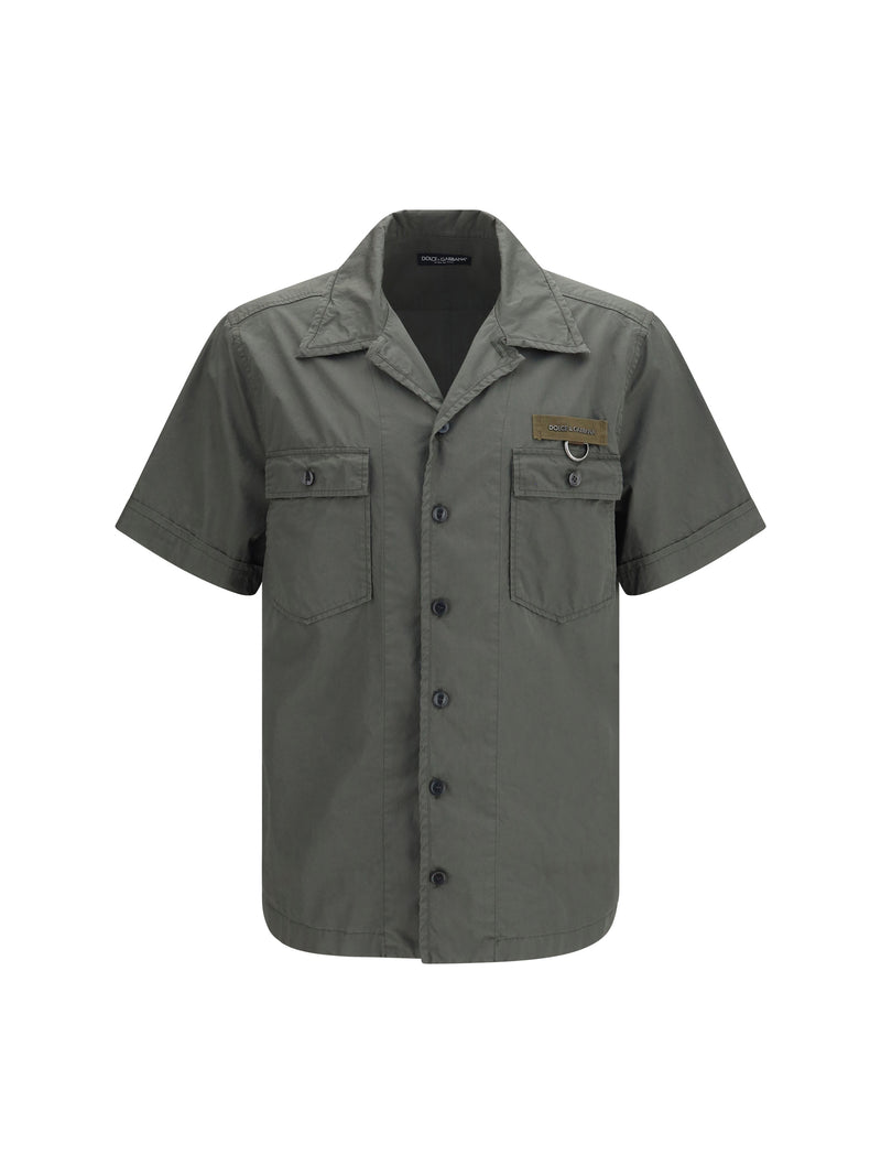 Dolce & Gabbana Dolce & Gabbana Short-sleeve Shirt Grigio Scuro - World Class Fashion