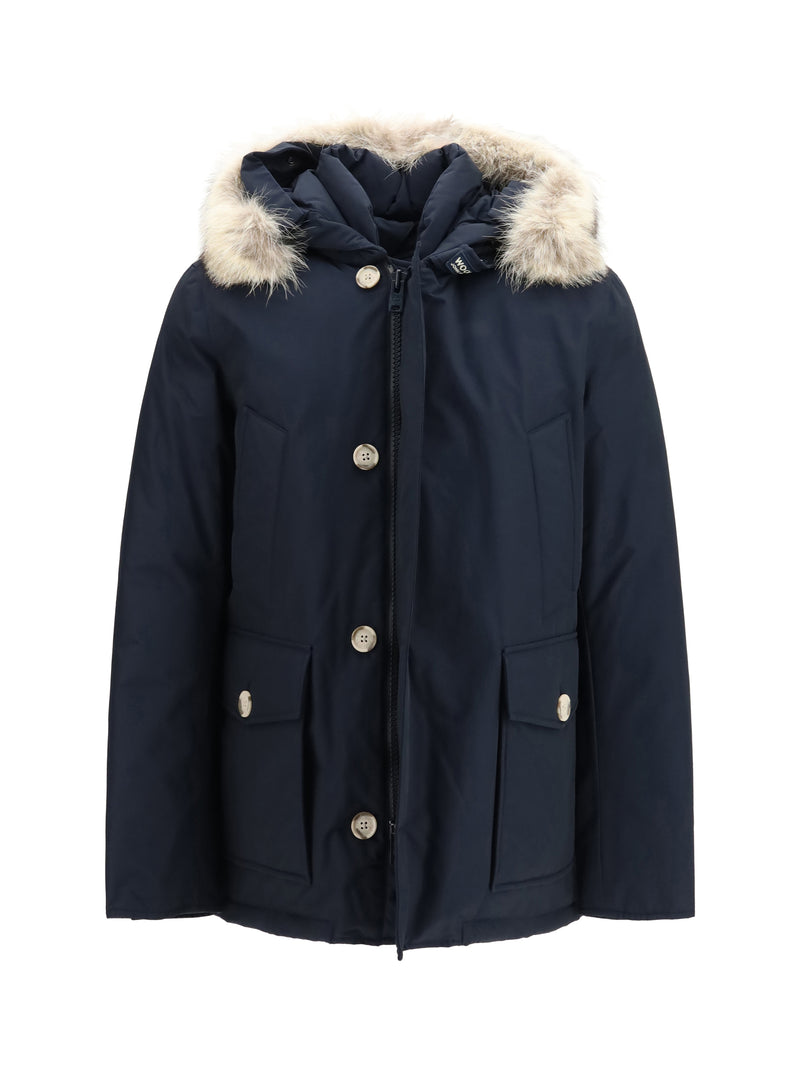 Woolrich Woolrich Arctic Ramar Cloth Parka With Removable Fur - World Class Fashion