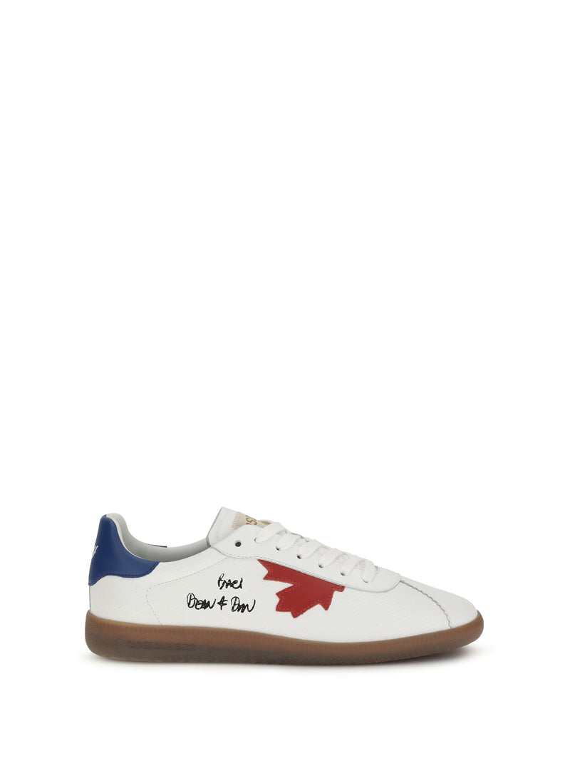 Dsquared2 Dsquared2 Rebels Sneakers Bianco/Blu/Rosso - World Class Fashion