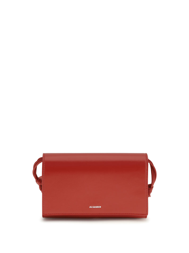 Jil Sander Jil Sander Tangle Crossbody Wallet Red Women - World Class Fashion