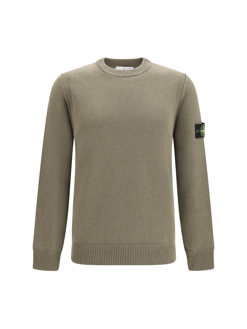 Stone Island Stone Island Crewneck Sweater Military Green - World Class Fashion