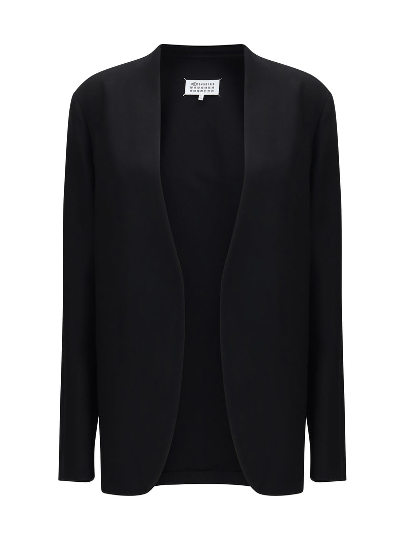 Margiela Margiela Minimal Virgin Wool Jacket Black - World Class Fashion