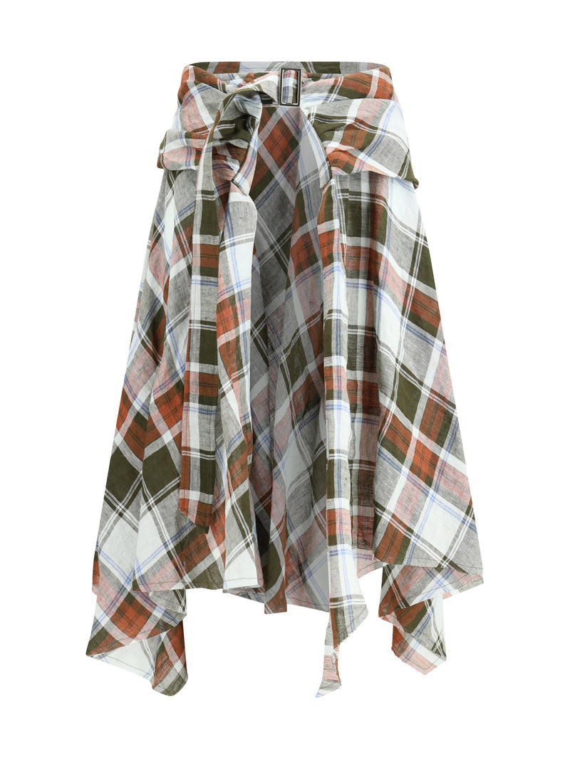 Marbell Marbell Vivienne Skirt Green Smoothie - World Class Fashion