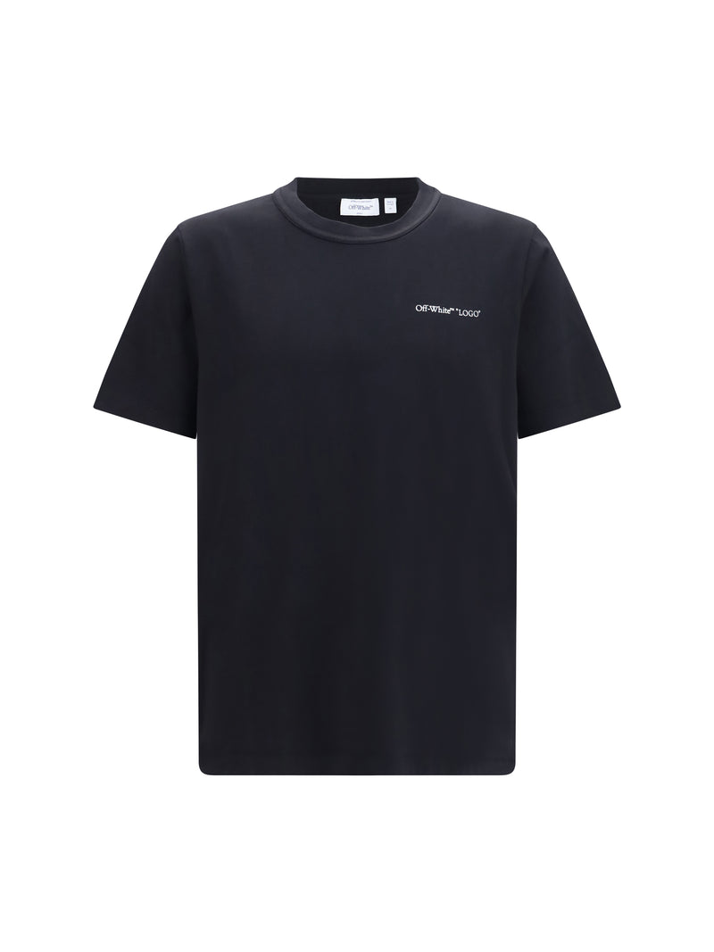 Off-white Off-White Logo Quote T-shirt Black Men - World Class Fashion