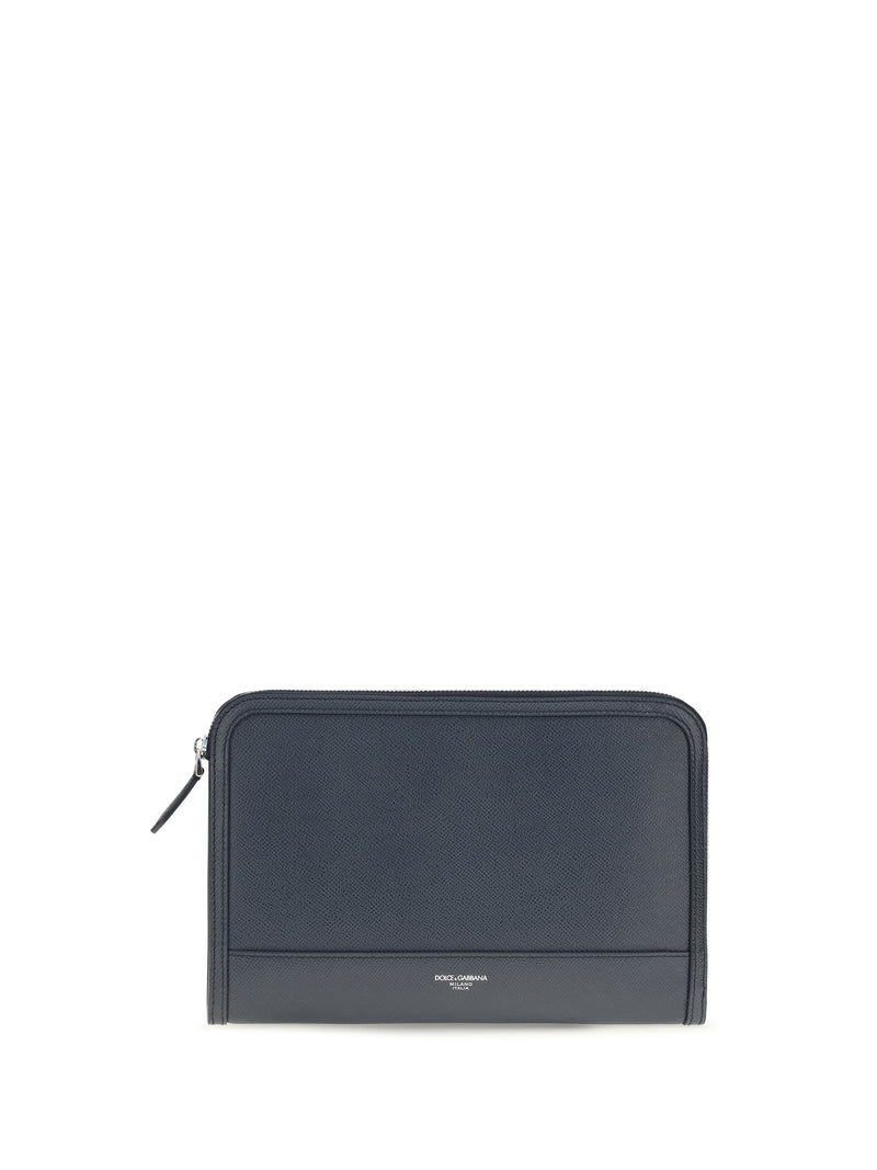 Dolce & Gabbana Dolce & Gabbana Atene Clutch Blue - World Class Fashion