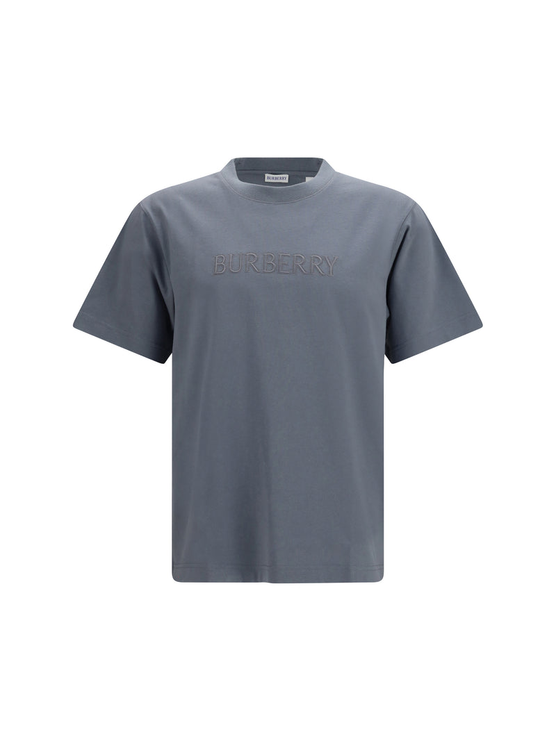 Burberry Burberry Cotton Logo T-shirt Forecast Grey - World Class Fashion