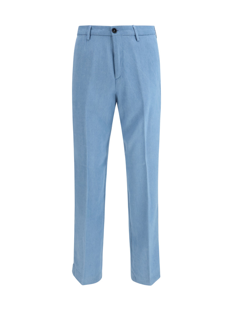 Cruna Cruna Tailored-cut Pants Ceruleo - World Class Fashion