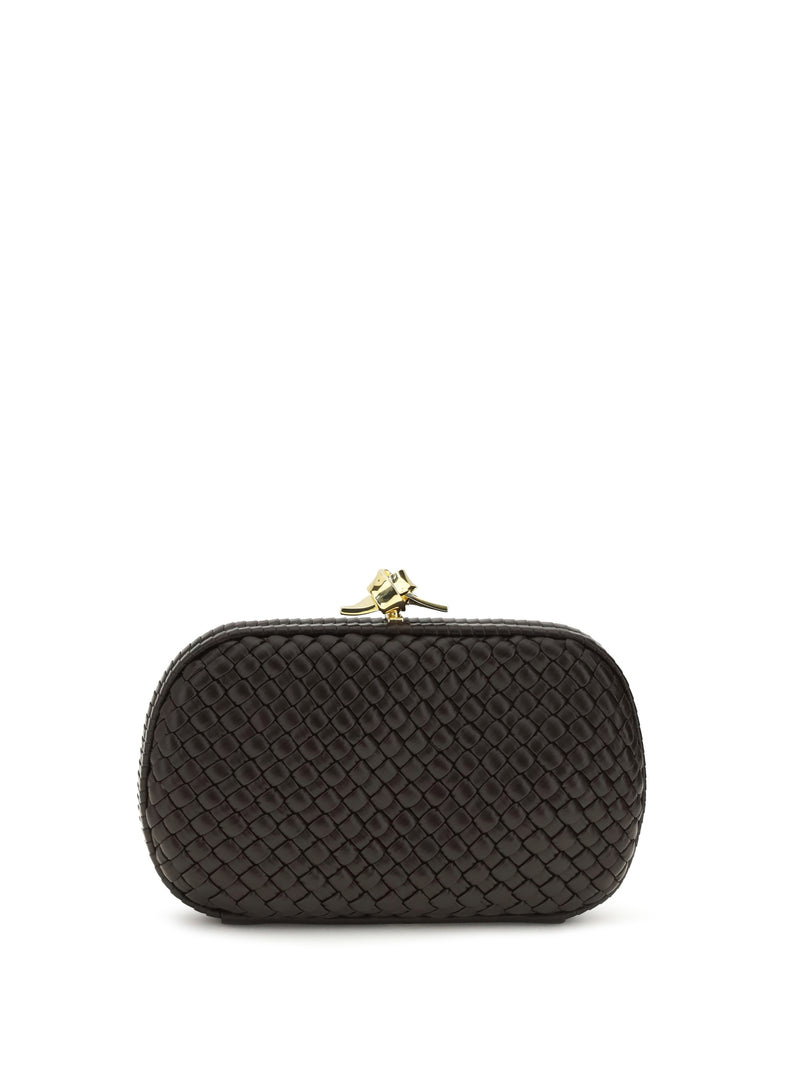 Bottega Veneta Bottega Veneta Soft Knot Clutch Fondant-Brass V - World Class Fashion