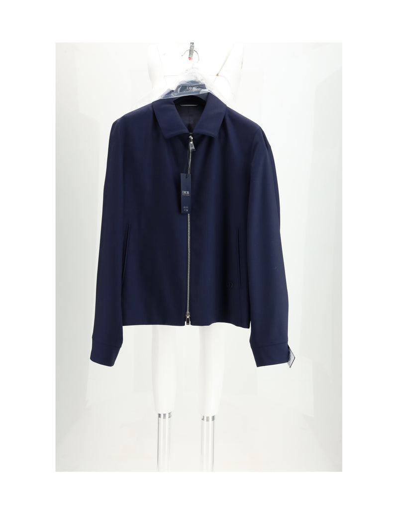 Dior Homme Dior Homme Reversible Cannage Jacket Blue - World Class Fashion