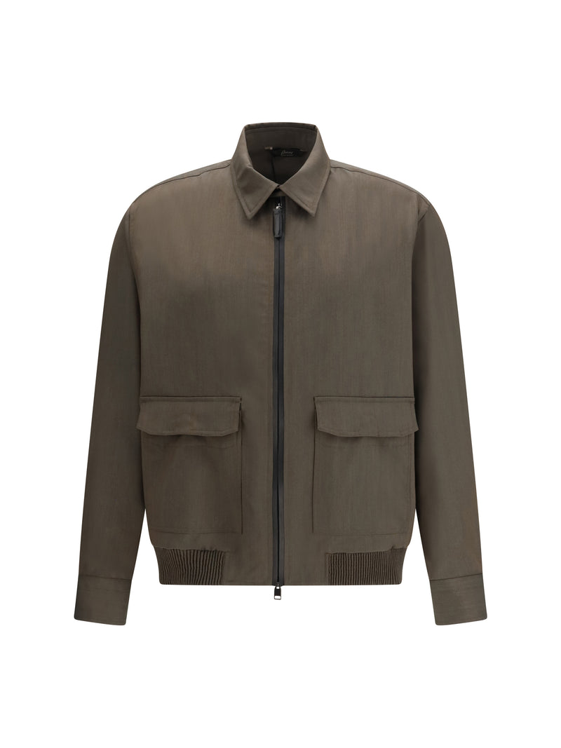 Brioni Brioni Wool Jacket Kaki Men - World Class Fashion
