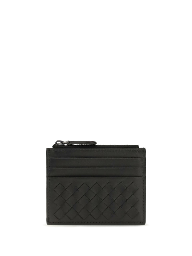 Bottega Veneta Bottega Veneta Intrecciato Zip Card Holder - World Class Fashion