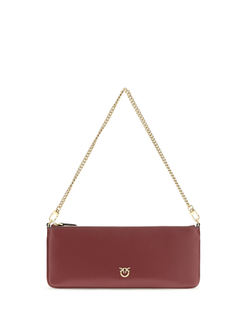 Pinko Pinko Horizontal Flat Leather Wallet Ribes Intenso - World Class Fashion