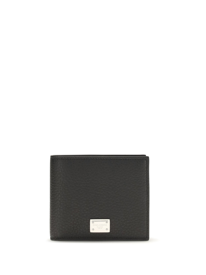 Dolce & Gabbana Dolce & Gabbana Bifold Calf-leather Wallet Nero - World Class Fashion